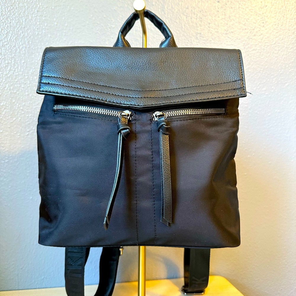 BOTKIER NEW YORK SMALL BLACK BACKPACK.